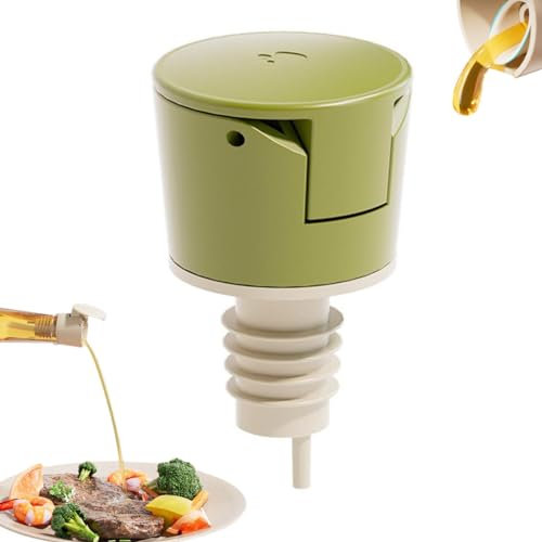 1pc Olive Oil Bottle Pourer Spout, Auto Flip Oil Dispenser Spout, Auto Flip Olive Oil Pourers Cap, Oil Dispenser Spout Bottle Stoppers, Liquor Bottle Pourers for Olive Oil, Vinegar, Wine