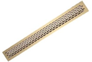 Ventilation Vent, 480x60mm, Corrosion-Resistant, Waterproof, 6 Colours (Gold)