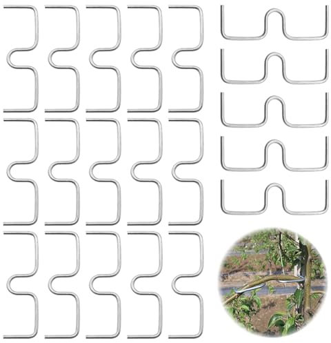 YDHfdc 20 Stück Aststütze für Obstbäume 10cm Astspreizer für Obstbäume Metall M Förmiger Astspreizer Astfixierer für Gartenbäume Astbiegewerkzeug Zum Formen