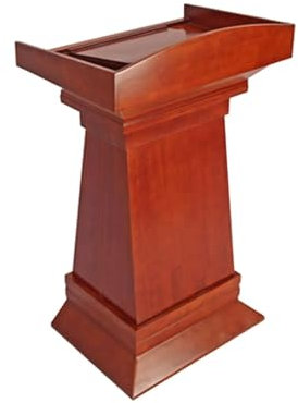 GXJBGYUSFT Holz-Podium-Ständer Antike Luxus Rednerpulte Kanzeln für Kirchen Büro Restaurant Schule, Podium-Ständer mit Lagerung