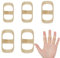 5 Stück Fingerschiene, Arthritis Finger, Fingerschutz Ovale Fingerschiene Kunststoff wasserdicht Mallet-Finger Splint für Schlegelfinge, Fingergelenkschutz, Mallet-Fingerschiene(6,7,8,9,10)