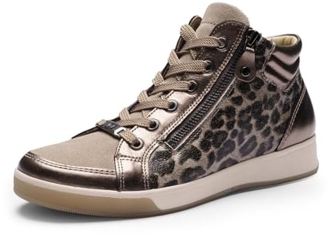 ara Damen ROM-ST-HIGH-Soft Sneaker, Cashmere, 38 EU