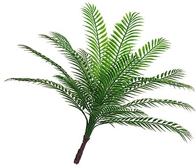 GRIRIW 1pezzi Pianta Verde Finta Adornata Simulazione Chrysalidocarpus Lutescens Per Decorazione Casa e Giardino Facile Manutenzione e Aspetto Naturale Per Atmosfere Rilassanti