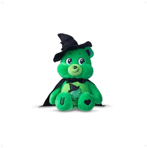Basic Fun Care Bears Wicked 22cm Kuscheltier - Good Luck Bear als Elphaba - Limited Edition Sammlerspielzeug für Kinder & Fans