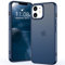 Yoawiful für Handyhülle iPhone 12 mini Hülle Mattierte Durchscheinende iPhone 12 mini Hülle Militärstandard FallSchutz Schutzhülle Ultradünne Anti Kratzer Anti Fingerabdruck Case Blau