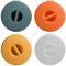 4 Pack Cable Tidy Compact Cord Management Cable Storage Winders Cable Reels Wire Storage Organizer for Charger USB Data Cords Earphones Home Office