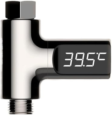 Duschtemperaturmesser, Wassertemperatur Monitor Strom Home LED Display Dusche Armaturen Thermometer Für Zuhause und Baden