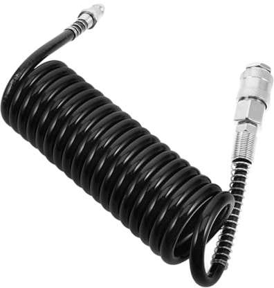 NIYANGLE Tuyau Pneumatique PU avec Raccord Auto-bloquant pour Compresseur Flexible Résistant et Mètres Compatible avec Manomètre Pression Pneus et Outils Pneumatiques