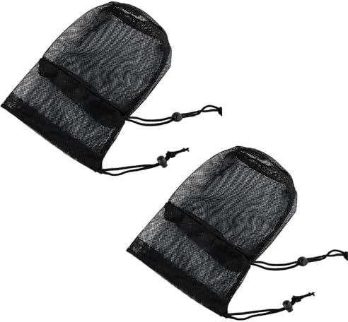 Vestamore Schwarzer XL-Gesichtsschutz für Hunde, Polyester-Netz, 17,7 x 41,9 cm, blockiert Insektenstiche und schädliche Substanzen