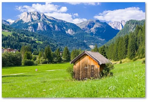 Postereck - 2923 - Alpen, Berge Wandern Natur Landschaft Sommer - Wandposter Fotoposter Bilder Wandbild Wandbilder - Poster - 4:3-40,0 cm x 30,0 cm