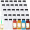 DANALLAN 30 Pack 8oz Empty Plastic Juice Bottles with Leak-Proof Caps Food Grade Recyclable Bulk Beverage Containers Clear PET Plastic Bottles for Homemade Juice, Smoothie, Milk and Drinks