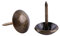Clous de Tapissier, 100 Pcs Pointes de tapisserie Têtes de clous décoratives, Pointes décoratives, Épingles de tapisserie, Clous de tapisserie, Pointes en laiton pour meubles(12 * 17mm-Surface lisse)