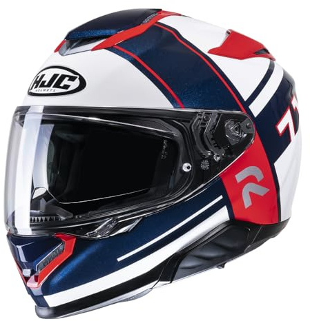 HJC RPHA 71 Zecha Full Face ECE 22.06 DVS Motorcycle Helmet - MC21 White Red Blue (XL)