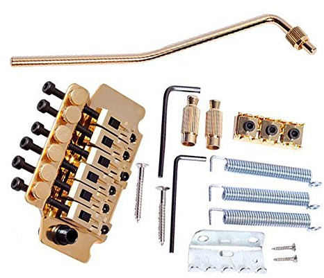 Jufjsfy 1 package Gold Guitar Tremolo Bridge Parts System