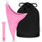 Yagaspantery Urinoir Femme, Pisse Debout pour Femme,Urinoir Portable pour Femme réutilisable,Urinoir en Entonnoir pour en Plein Air,Camping, randonnées, Festival, Voyage.(Rose)