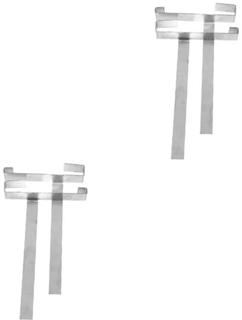 Supvox 2 Pairs Edelstahl Rahmen Nesting Milz Regale Bienenzucht Racks für Den Einsatz