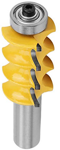 1/2 Radius Triple Bead Trim Moulding Router Bit, Schaft Architectural Set Möbel Bit, Bullnose Column Face für Holzbearbeitungswerkzeuge