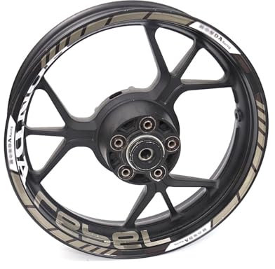 Motorrad Aufkleber Für Rebel 300 Für Rebel 500 Motorrad Reflektierende Felge Streifen Aufkleber Aufkleber Vorne Hinten Aufkleber Vollen Satz Felgenaufkleber(3)