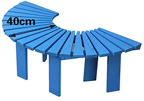 Runde Baumbank Aus Massivholz Für Den Garten Im Freien, Fächerförmige Parksitzbank, Korrosionsbeständige Runde Baumbänke Aus Holz Für Den Garten, Umlaufende Baumstühle, Wetterfeste Und Korrosionsbest