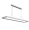 INNOVATE Office Pro Pendelleuchte UP & Down Silber, LED Pendellampe Büro, Hängelampe höhenverstellbar, LED-Hängeleuchte, Tageslichtlampe, Arbeitszimmerleuchte, Hängepaneel, 6000K, 4000Lm