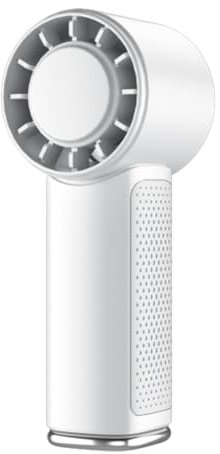 Tdkfdswdoa Ventilador Portátil de Mano Mini Ventilador de Aire Acondicionado, 2000 MAh USB Recargable, A