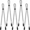 Tyqour 5 Stück Verstellbare Hutbandclips Winddichte Hutband Hut Clips Kinnriemen Anti-Wind Hut Kinnkordel Kinnband Hutschnur zum Laufen Outdoor Golfen Camping Wandern Bootfahren