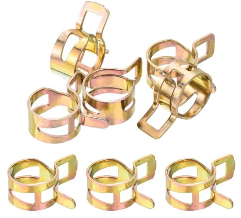 Sourcing Map 15mm 19/32inch Spring Hose Clamp, Pack of 5