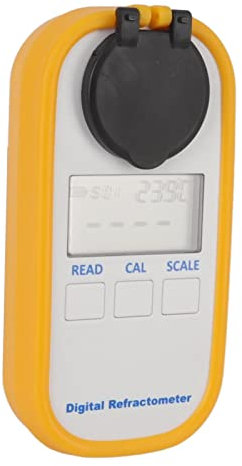 0-80% Brix-Messgerät, Refraktometer, Digitales Handrefraktometer, Spiritus, Obst, Wein, Konzentrationsmessgerät, Tester