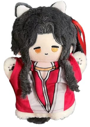 Tian Guan Ci Fu Handpuppen Erwachsene Hua Cheng Hand Puppets Anime Xie Lian Plüsch Handpuppen Niedliches weiches Anime Fan Geschenk 25CM