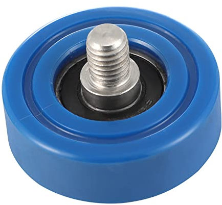 HOMSFOU U Groove Führungsrolle Mit Schraube Kugellager Aus PU Und Rostfreiem Schiebenstangen Türrad Außendurchmesser Gewindelänge