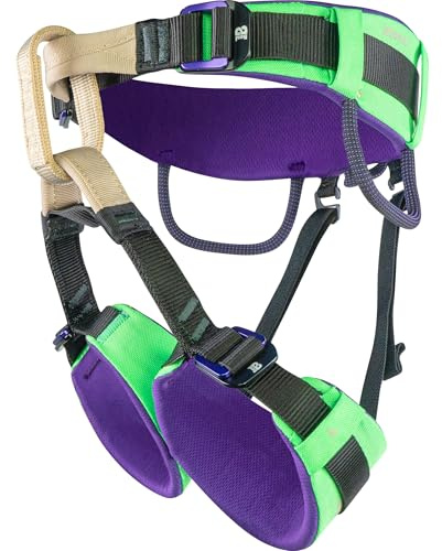 Beal Neo Kid - Cintura da arrampicata per bambini, 50-70 cm, colore: Verde