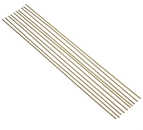 Baguettes de soudage pour acier doux Lot de 10 baguettes de soudure 250 mm x 1,6 mm, en laiton, or, platine, bijoux, for outils de soudage
