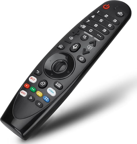 Voice Magic Remote for LG UHD OLED QNED NanoCell 4K 8K Smart TV Magic Remote AKB75855501 AN-MR20GA AN-MR19BA AN-MR18BA Replacement, with Pointer Function