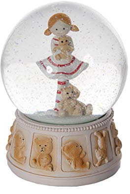 Niedliche und Teddybär Schneekugel für Mädchen