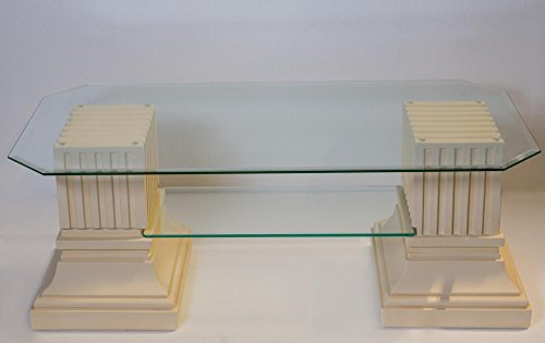 Antikes Wohndesign Couchtisch Wohnzimmertisch Glastisczh