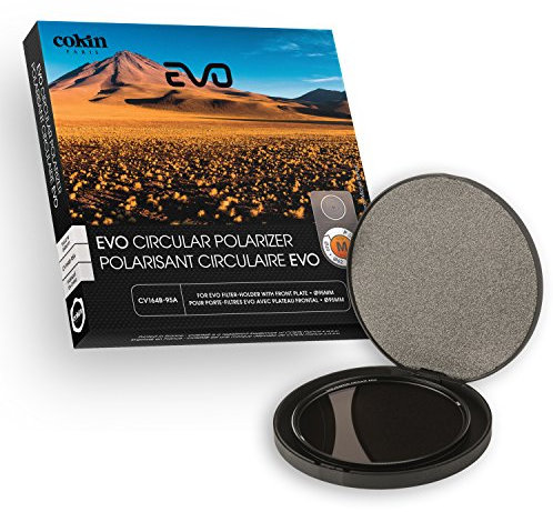 Cokin CV164-95A Filtre polarisant C-PL Evo 95 mm pour Porte-filtres Evo Taille M/Optiques avec Filetage de 95 mm Noir