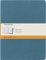 Moleskine, Cahier Journal, Set mit 3 Notizbüchern mit linierten Seiten, Kartonumschlag und sichtbaren Baumwollstichen, Blau, Sehr großes Format 19 x 25 cm, 120 Seiten
