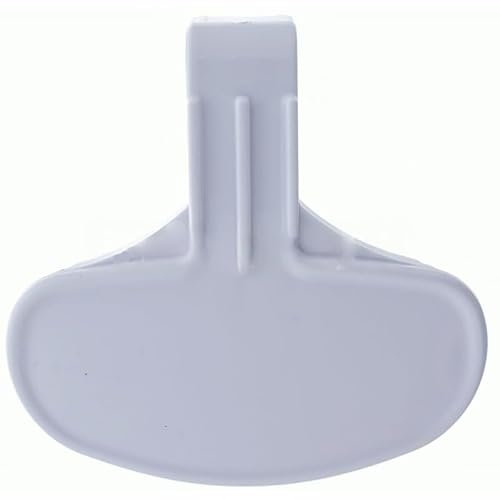 Europa Recambios - Cierre Maneta Puerta Lavadora Candy Hoover 41010388 Blanca