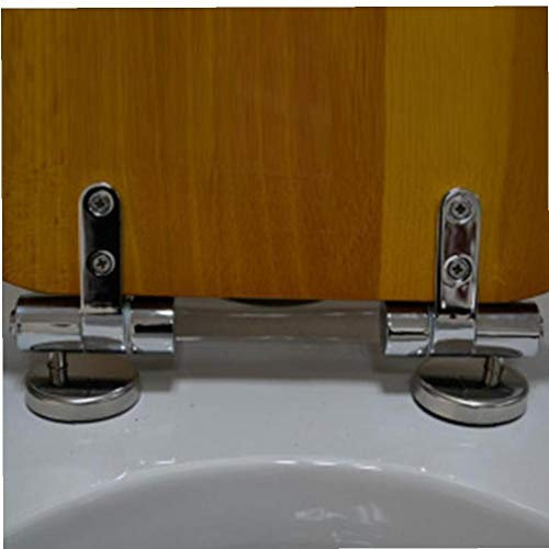 Universal Adjustable Pair of Effect Toilet Seat Hinge Set Pair Fashion Bathroom Replace Fittings