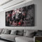 Yanyan Art Leinwand Gemälde Bull Money Motivation Poster Street Wall Art Bild für moderne Home Room Decoration 45x90cm (18x35in) mit Rahmen