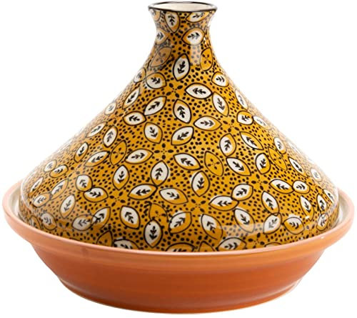 Tajine en grès Casablanca 26 cm - Amadeus - Tajine - Jaune - Ronde