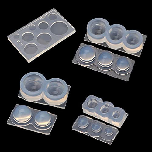 Molde De Resina De Silicona DIY Moldes De Fundición De Esfera Hueca Molde 3D Para Manualidades Juguetes Hechos A Mano Para Niños Molde Para Hornear Rec