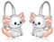 Axolotl Ohrringe 925 Sterling Silber Axolotl Ohrringe Creolen Tier Ohrringe Teenager Axolotl Leverback Hoop Ohrringe Axolotl Schmuck Geschenke für Damen Mädchen