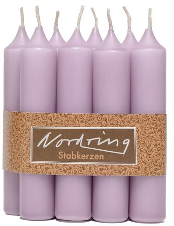 Nordring 8 Stabkerzen 2,2 x 11 cm flieder