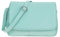 Handtasche Damen Leder mittel klein Lederhandtasche Schultertasche Frauen Damentasche Echtleder weich Alessandro Florenz 12975 Auswahl + Schlüsselmäppchen (Mint Green (sage 8))