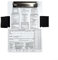 Pilot Kneeboard Porte-bloc en aluminium pour enregistrement de données de vol avec cartes de positionnement 9,5 x 6,5 (IFR+A)