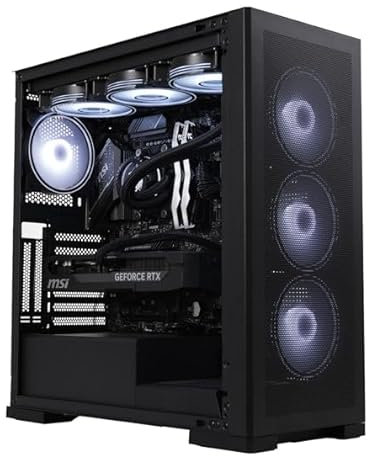 OVERCLOCKERS UK OcUK Gaming Mach 6 Pre-Built PC – Ryzen 7 9800X3D, RTX 5080 16GB, 32GB DDR5 RAM, 2TB NVMe SSD, 1000W PSU, WiFi, Windows 11, 1440p & 4K Gaming Ready