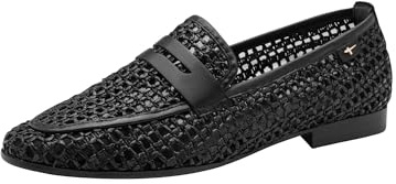 Tamaris Damen Loafer flach, schwarz, 41 EU
