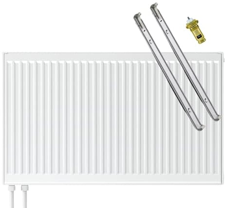 Typ 22 Universal Heizkörper VK-6 mit Ventileinsatz und C-Konsole (600x1000)
