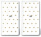 20 Taschentücher (2x 10) Kleine Herzen gold/Herzen/Hochzeit/Freudentränen